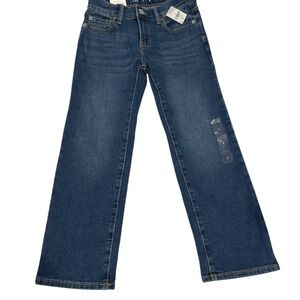 Classic Blue Wide-Leg Jeans